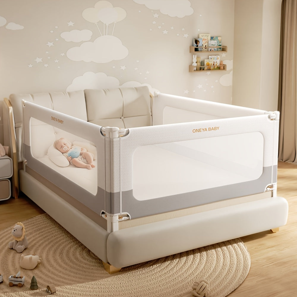 Height Adjustable Bed Rail for Toddlers, Kids Safety Baby Bed Rail for Full\u002FKing\u002FQueen Size Bed