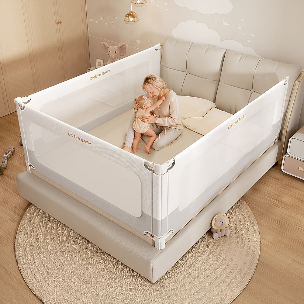 Height Adjustable Bed Rail for Toddlers, Kids Safety Baby Bed Rail for Full\u002FKing\u002FQueen Size Bed