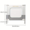 Height Adjustable Bed Rail for Toddlers, Kids Safety Baby Bed Rail for Full\u002FKing\u002FQueen Size Bed